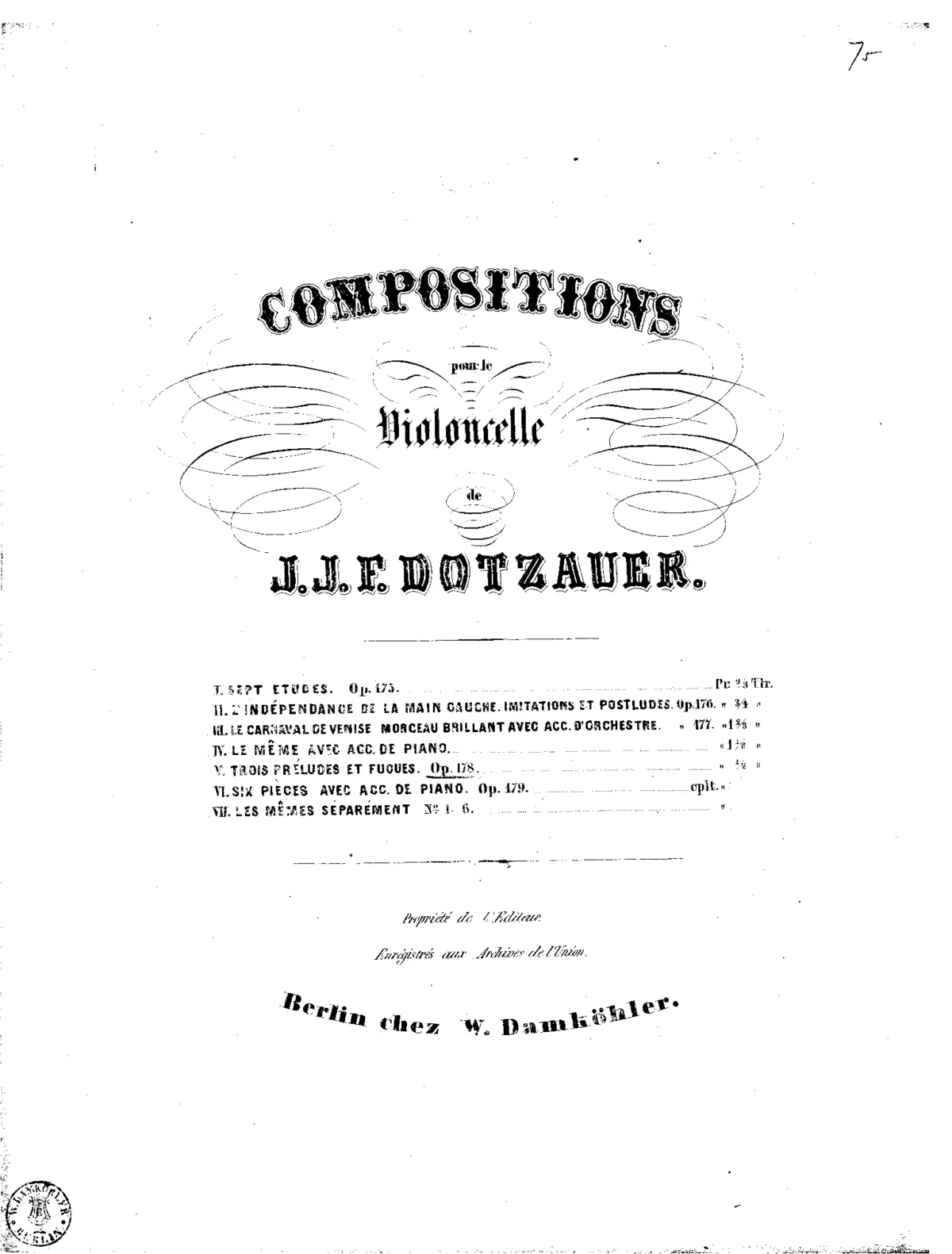 3 Preludes and Fugues - Page 1
