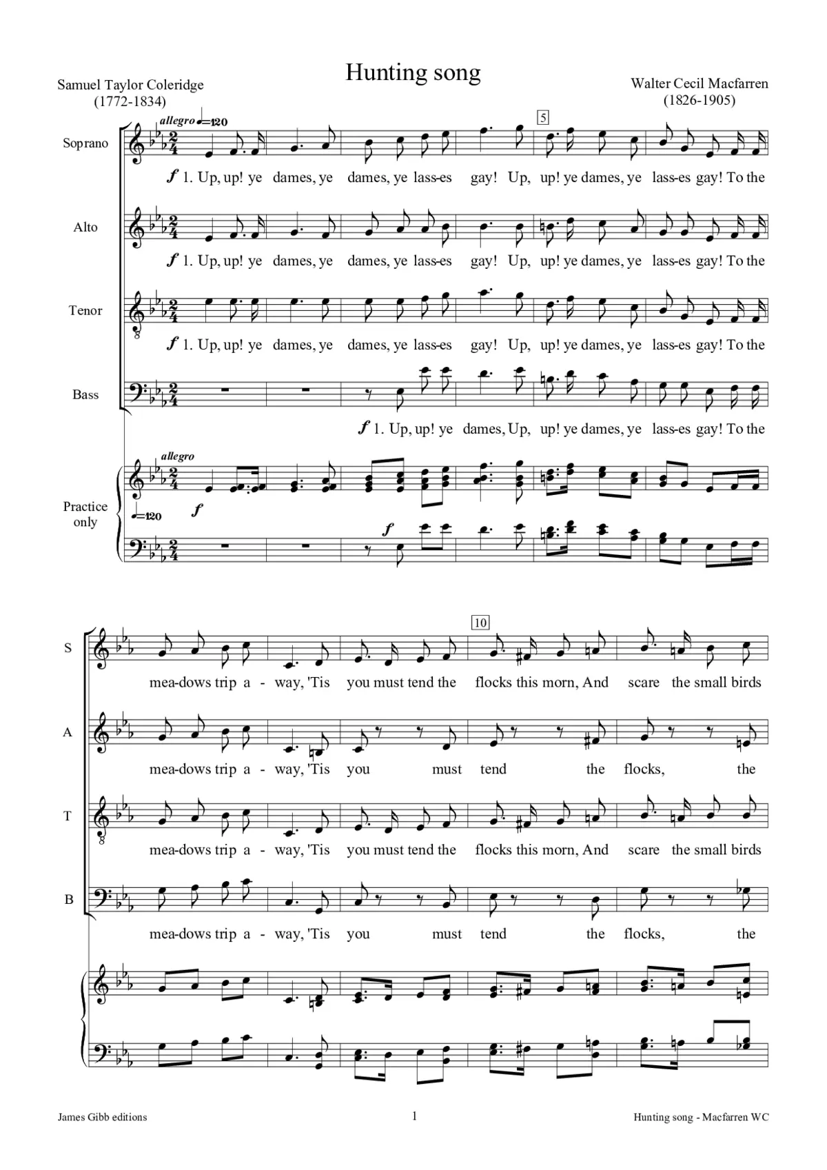 Hunting song - Page 1