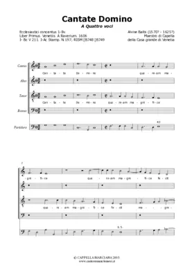 Cantate Domino