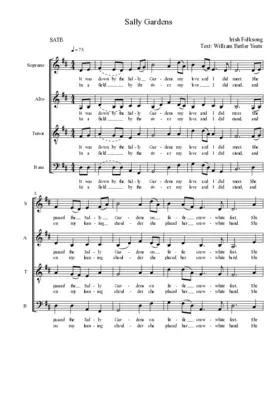 Down by the Salley gardens