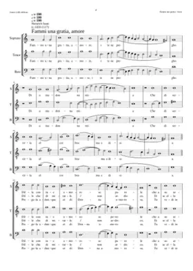 Fammi una gratia amore