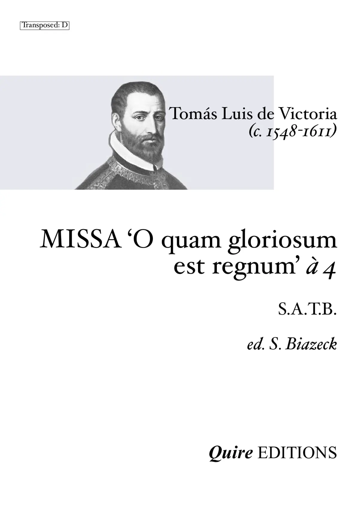 Missa O quam gloriosum - Page 1