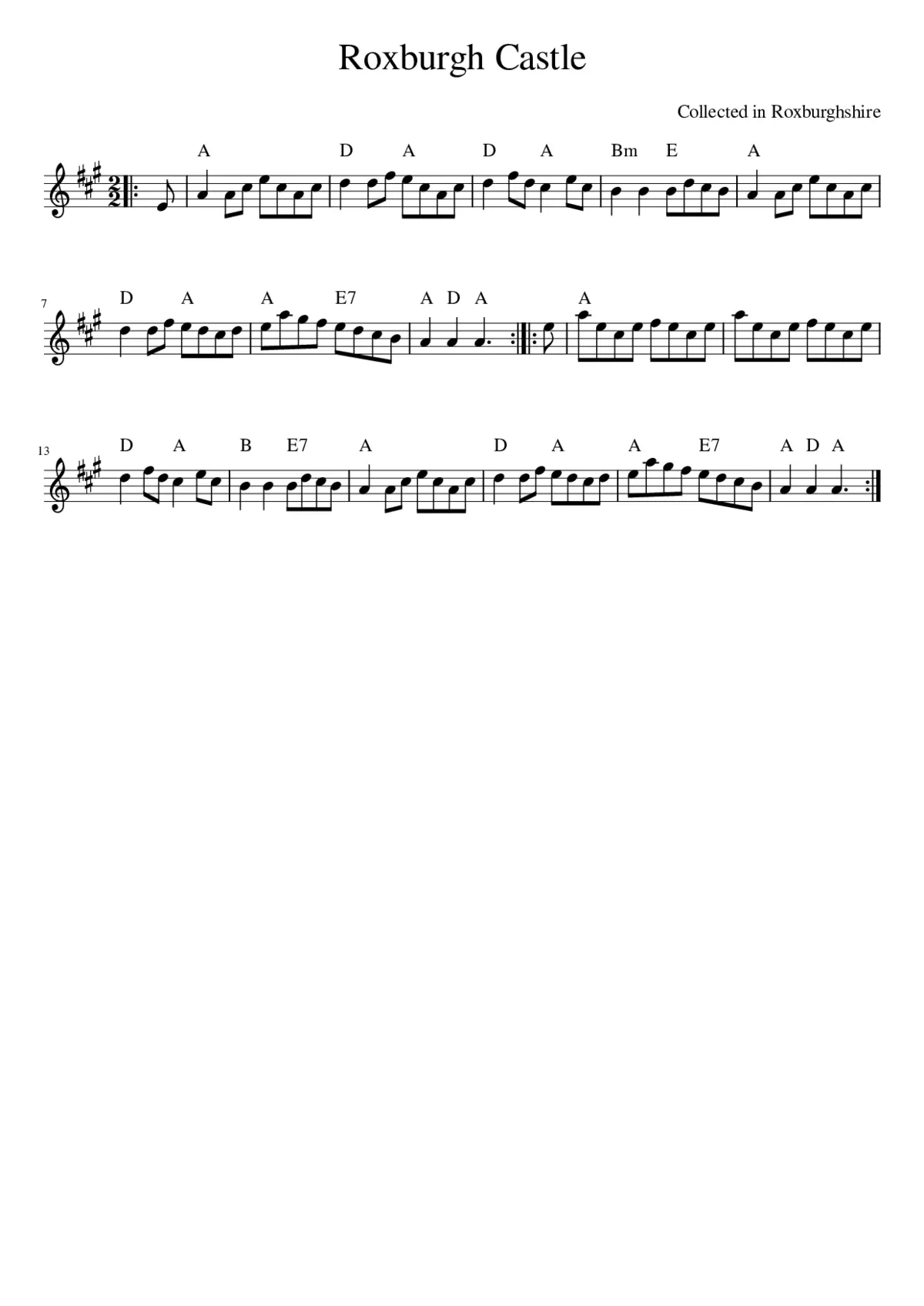 Roxburgh Castle - Page 1