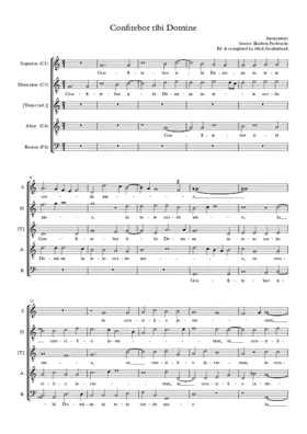 Confitebor tibi Domine (Baldwin PB)