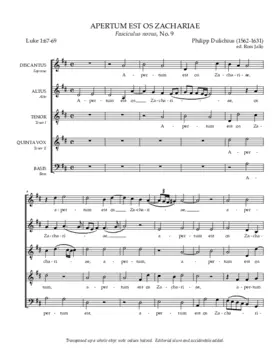 Apertum est os Zachariae