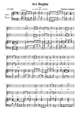 Ave Regina, CG 103
