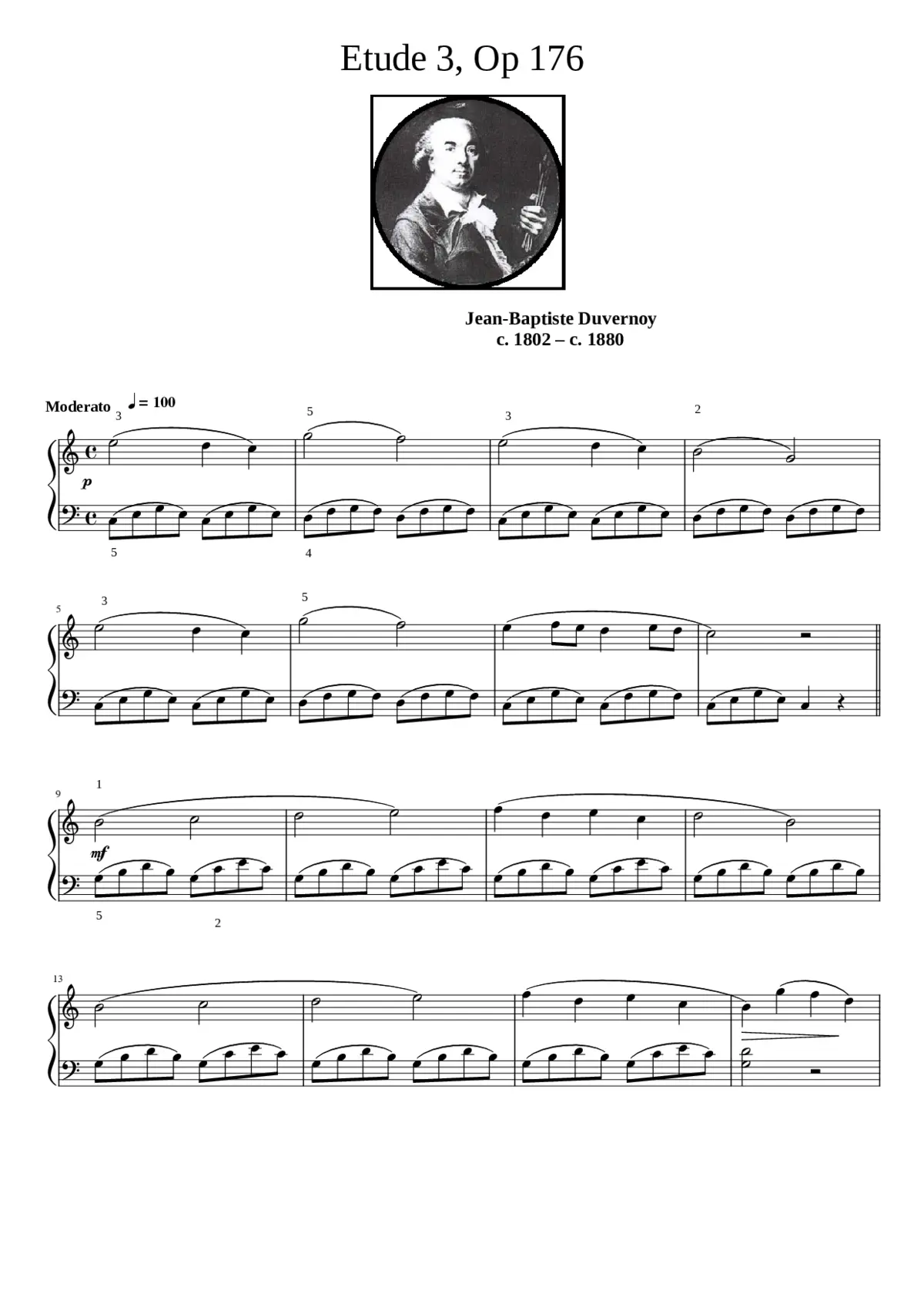 Elementary Studies (op 176) - Page 1