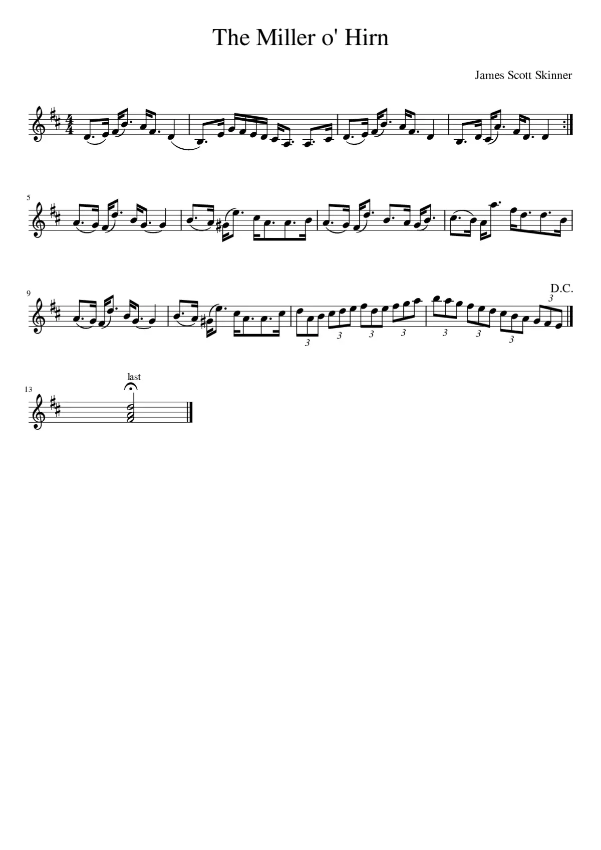 The Miller o' Hirn - Page 1