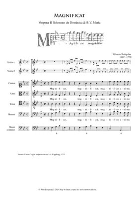 Magnificat Op. II, No. 16