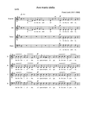 Ave maris stella, S. 34