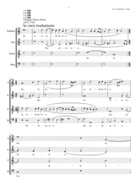 In voce exultationis