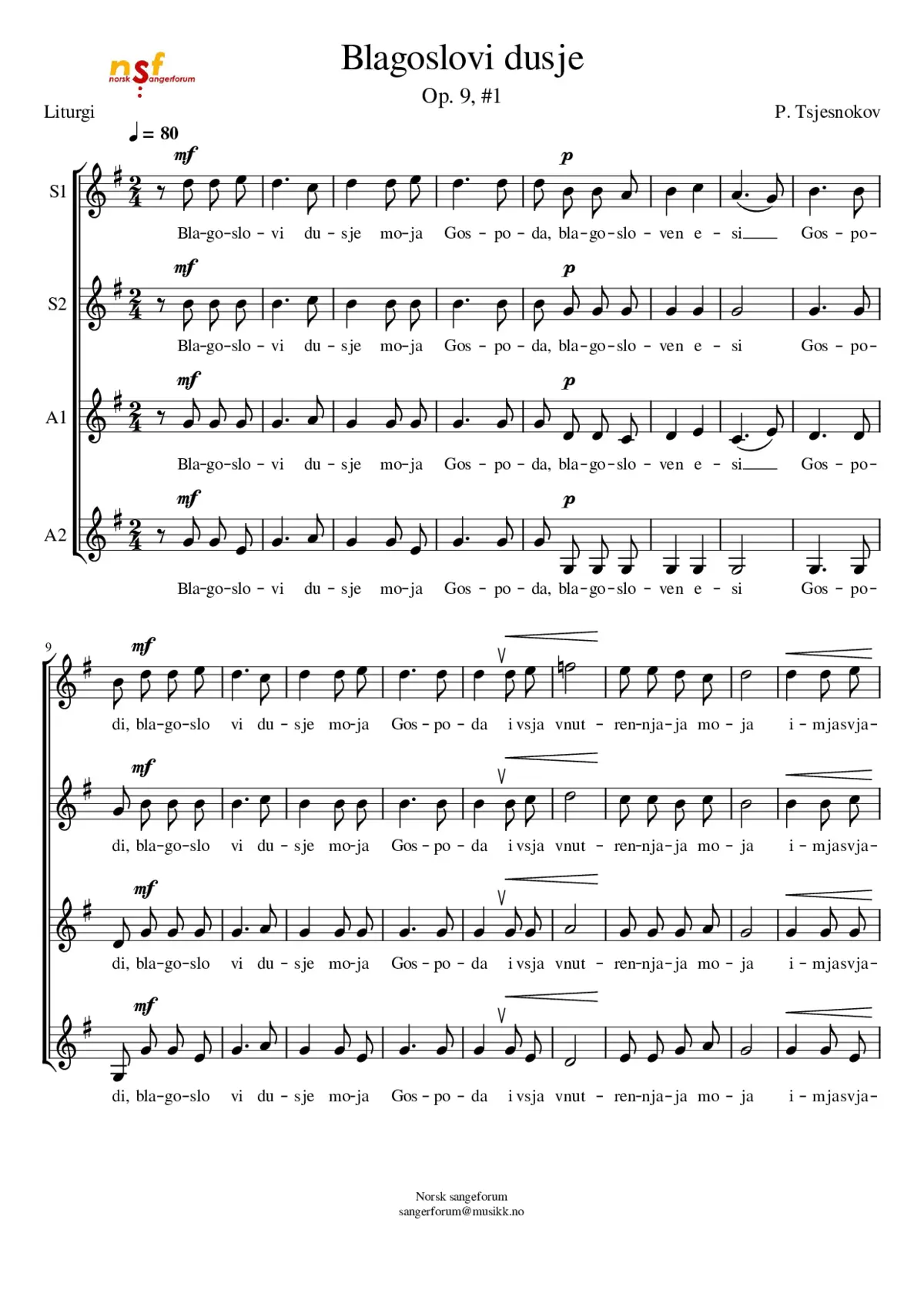 op. 9 - Page 1