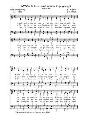 Lord, teach us how to pray aright