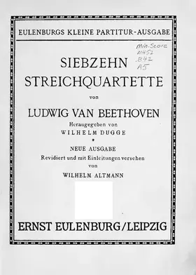 17 Streichquartette