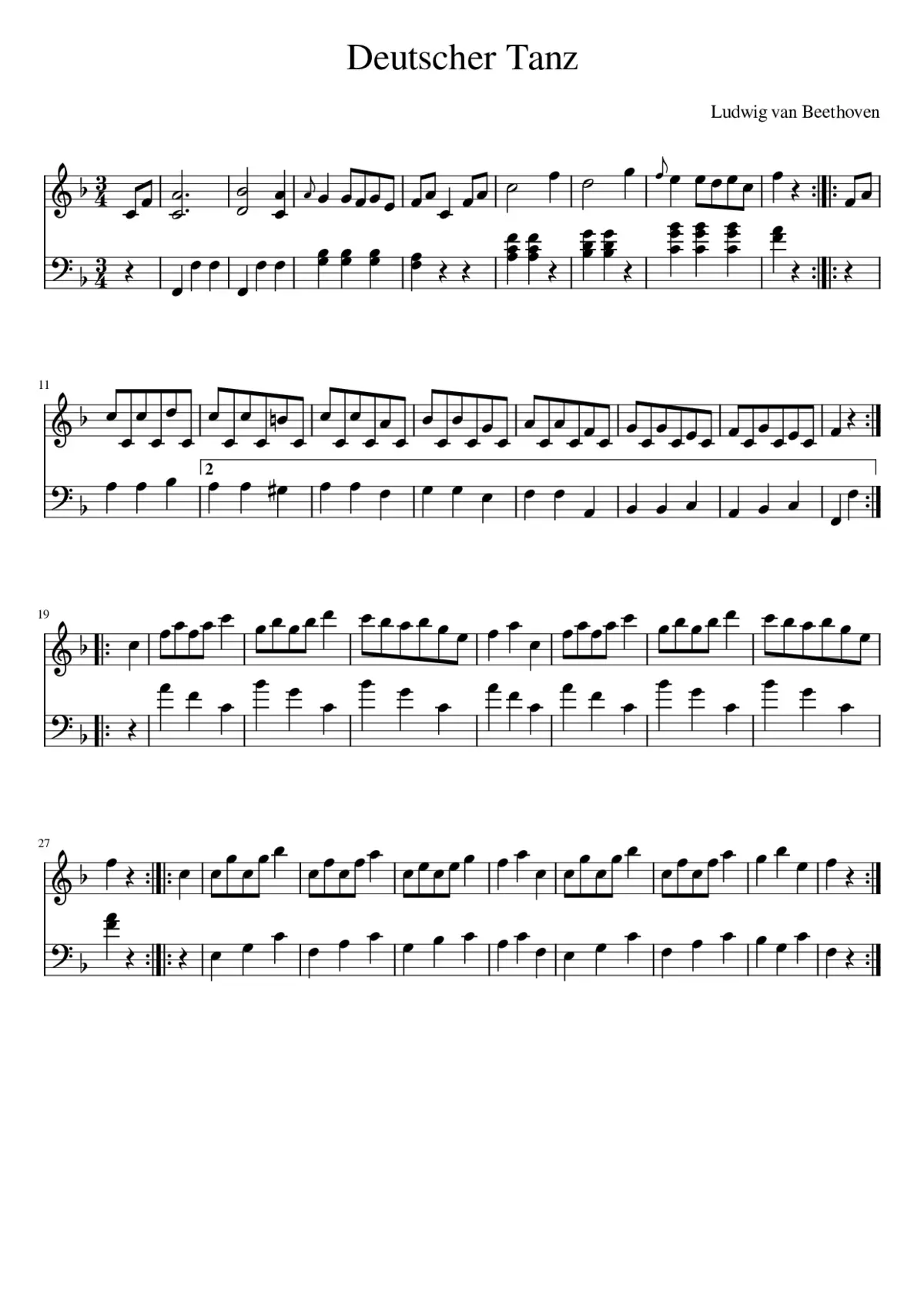 Deutscher Tanz - Page 1