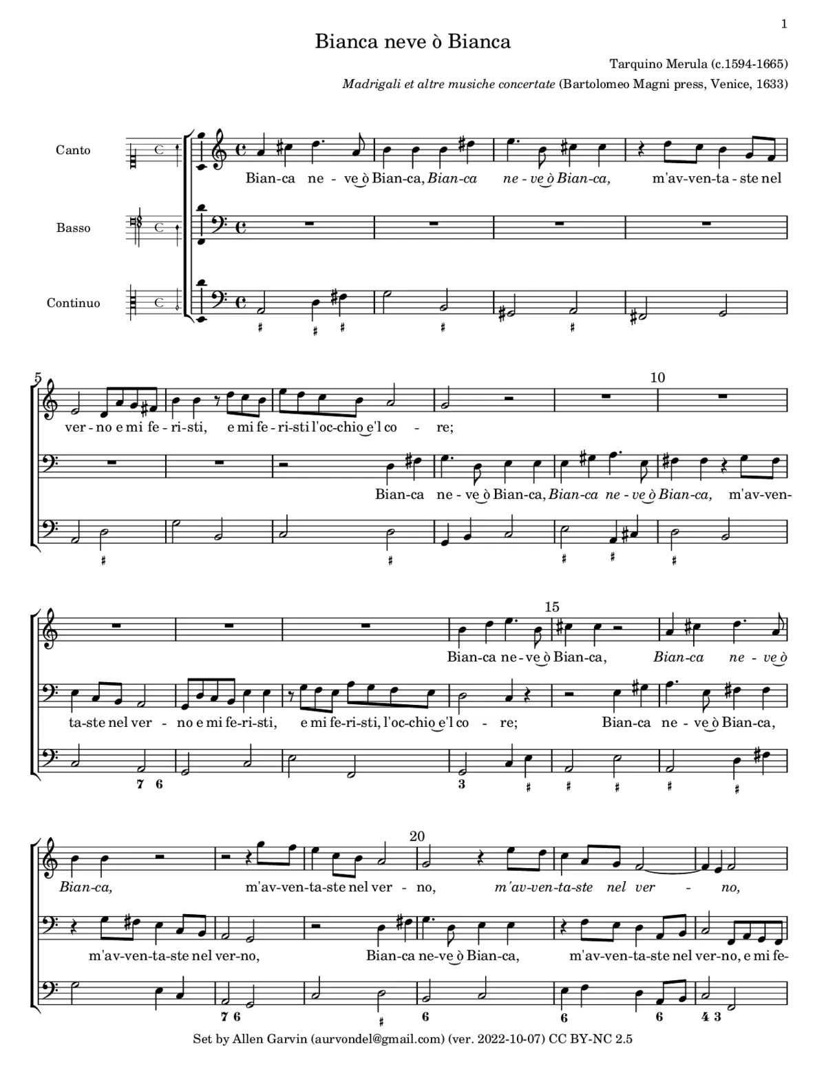 Bianca neve ò Bianca - Page 1