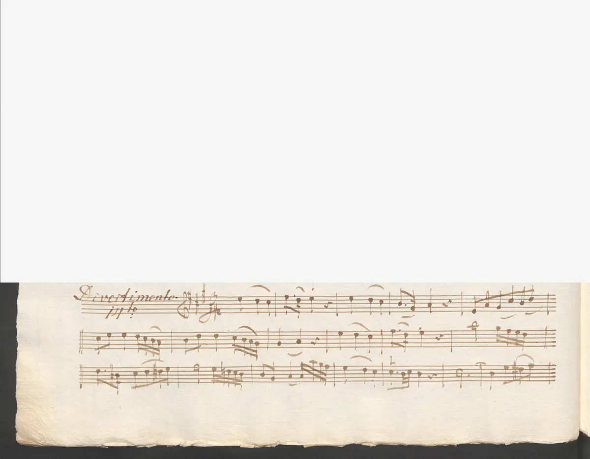 Baryton Trio in A major - Page 1