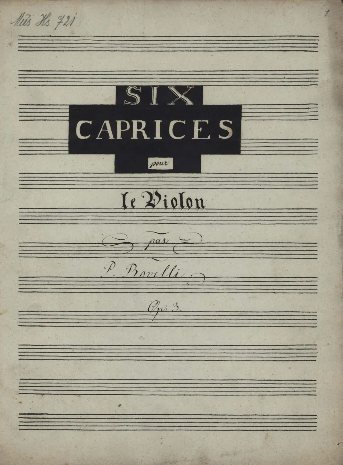 12 Caprices - Page 1