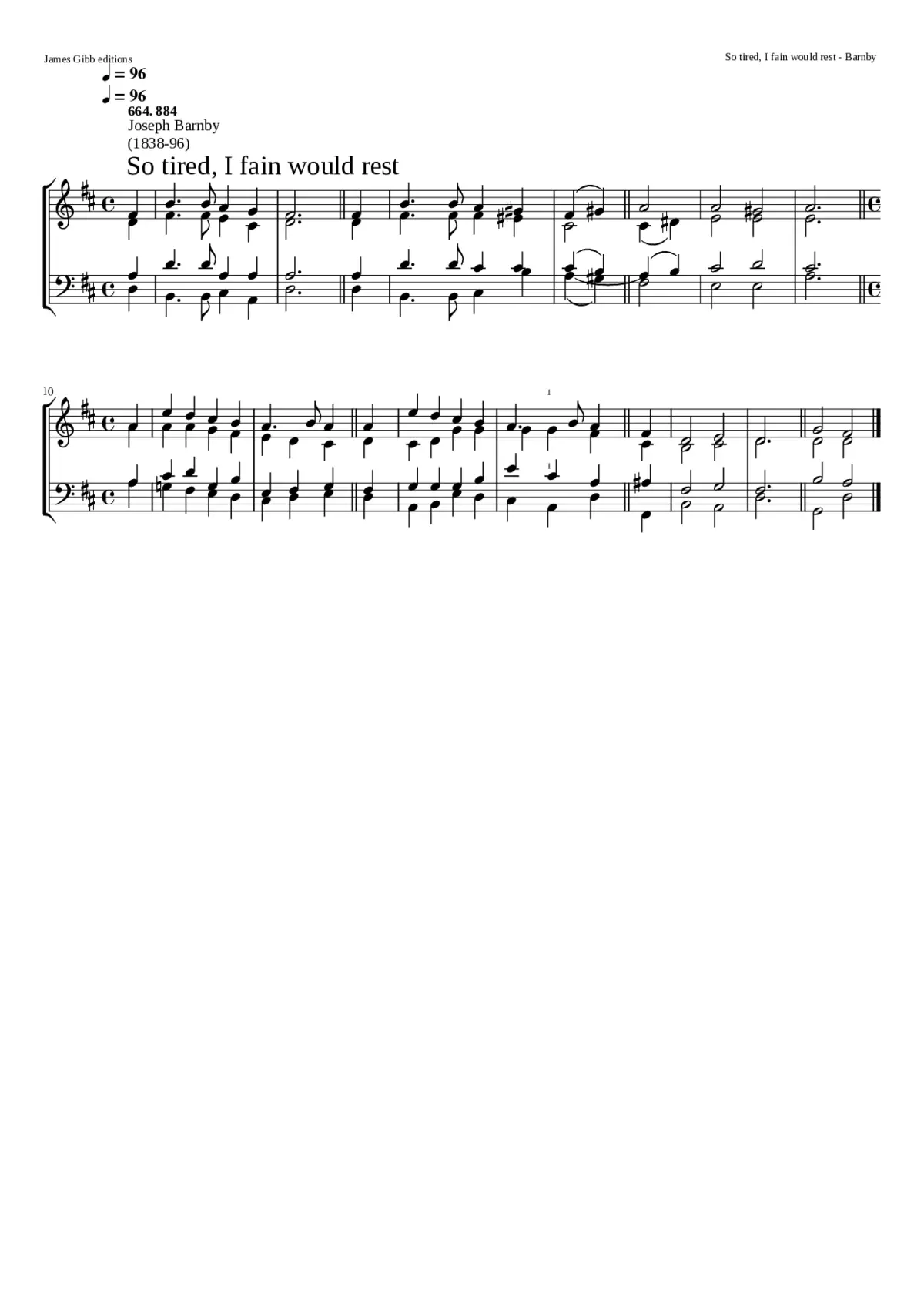 So tired I fain would rest - Page 1