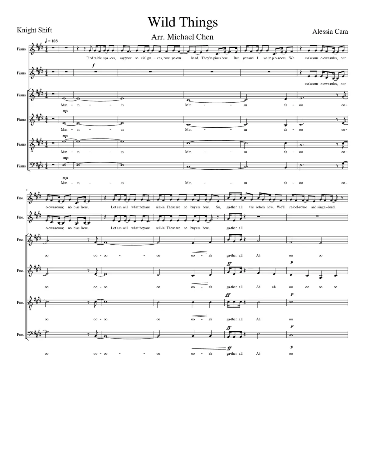 Wild Things - Page 1