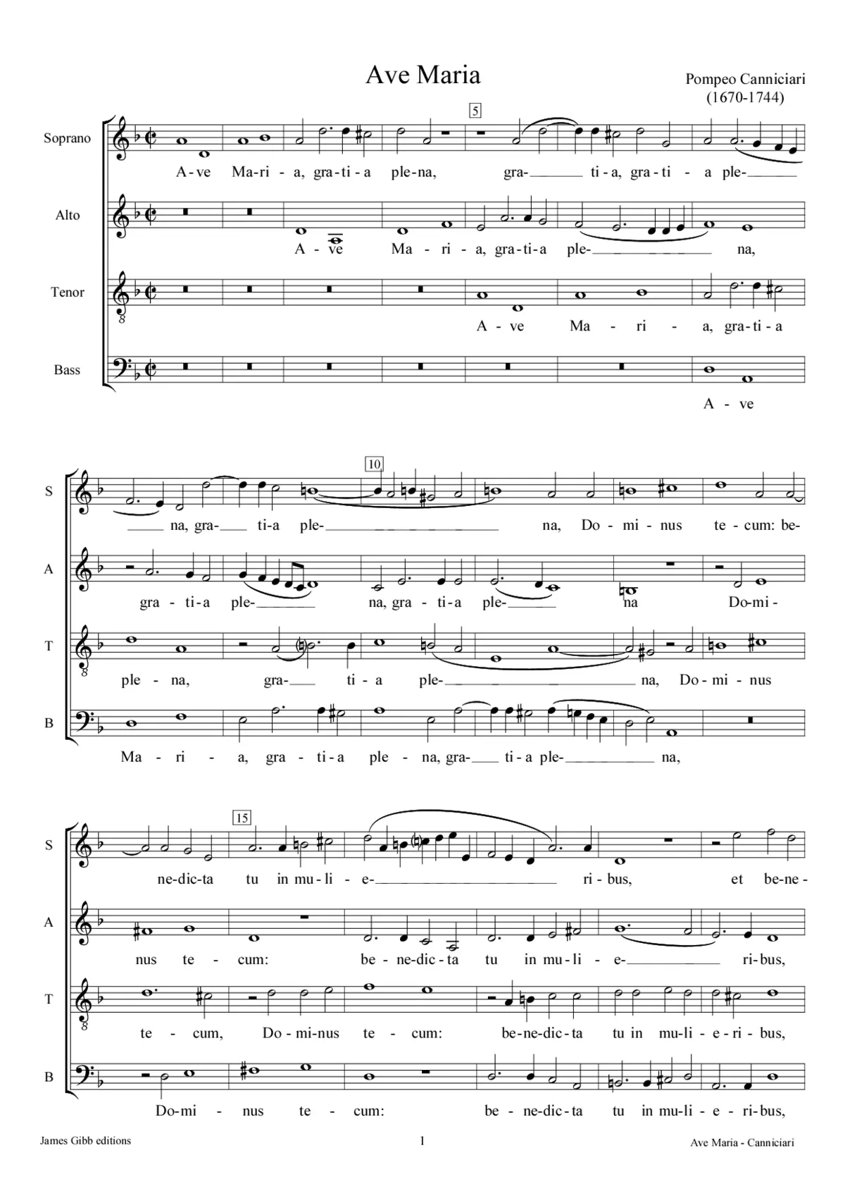 Ave Maria - Page 1