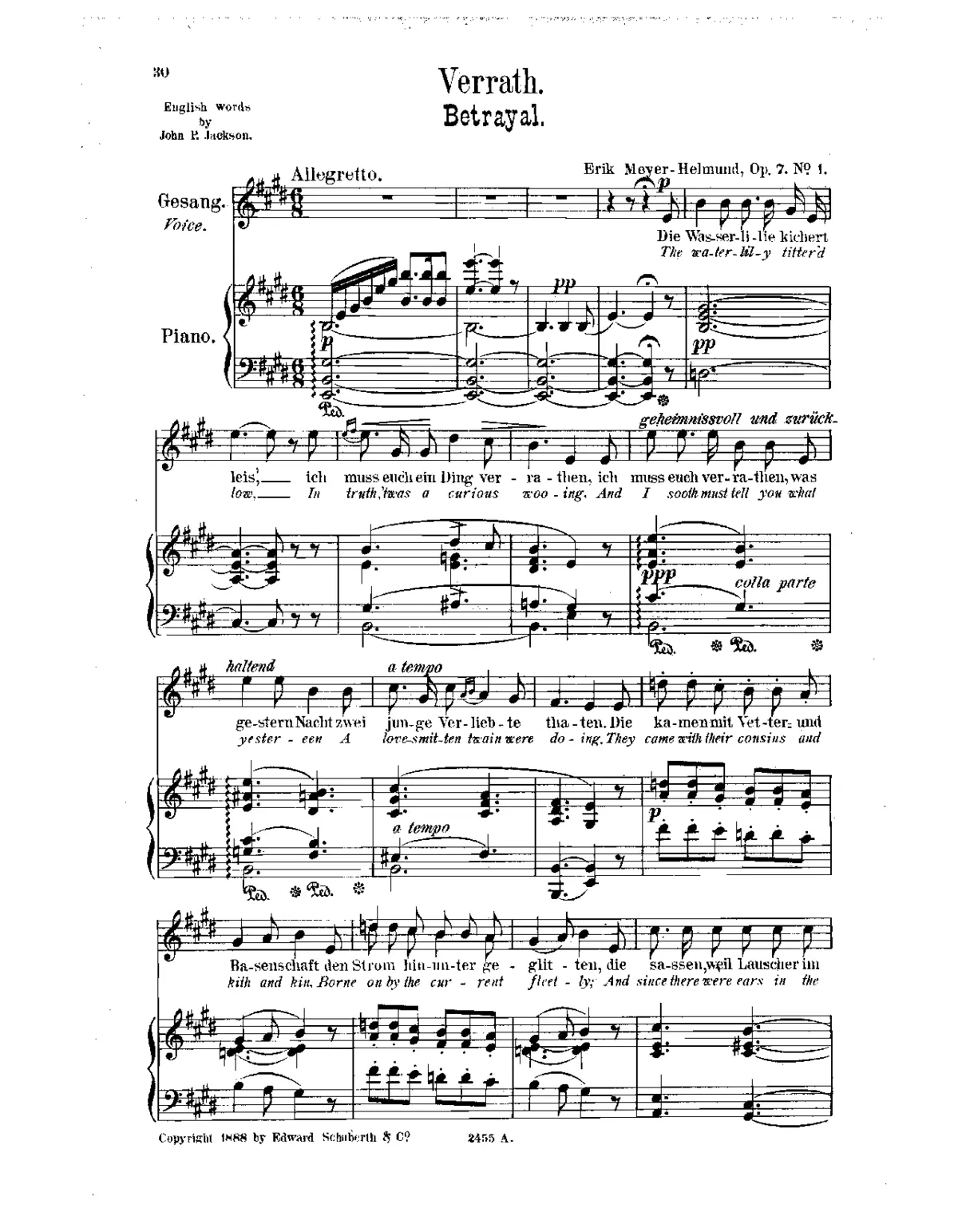 Drei Lieder - Page 1