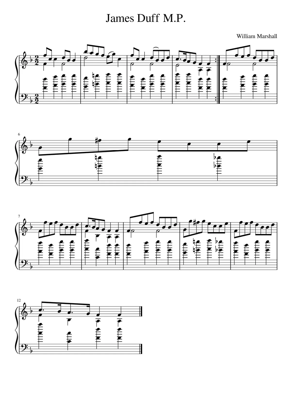 James Duff M.P. - Page 1