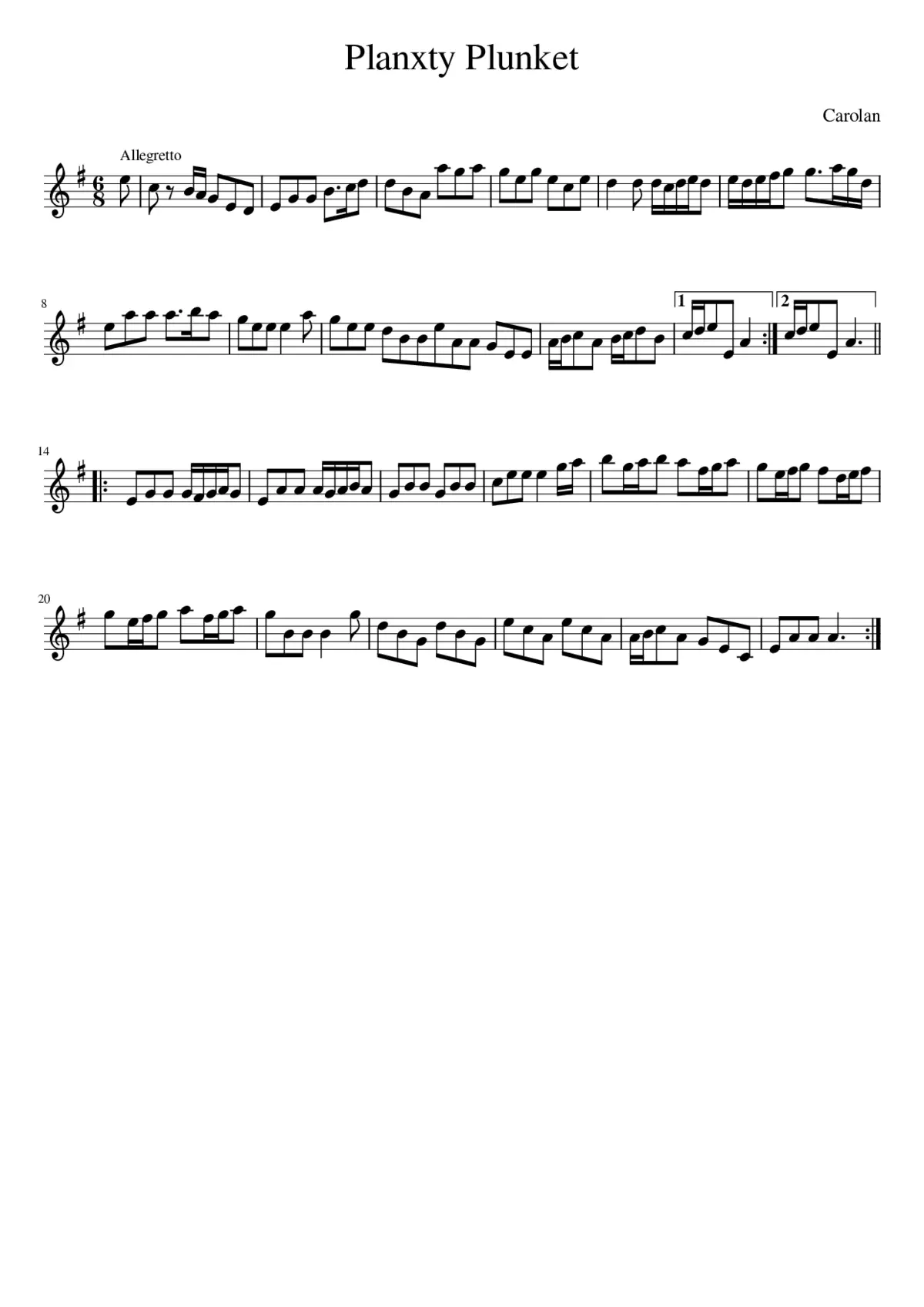 Planxty Plunket - Page 1