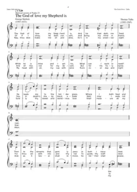 The God of love my Shepherd is