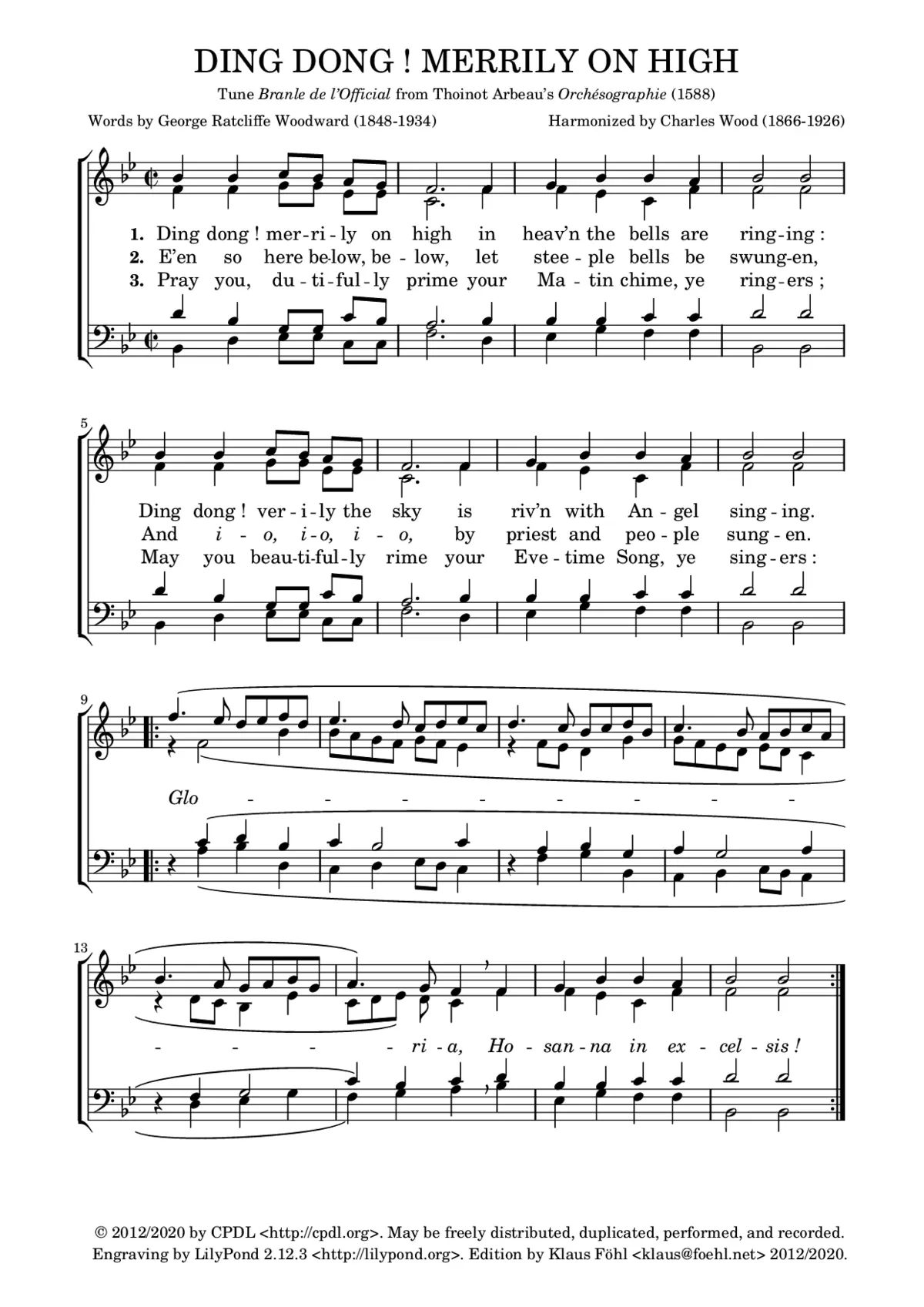 Ding Dong! Merrily on high - Page 1