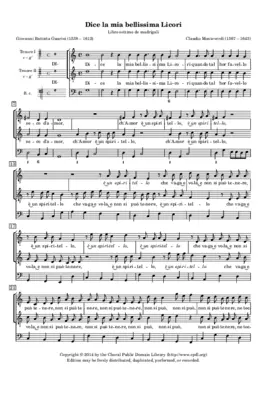 Dice la mia bellissima Licori