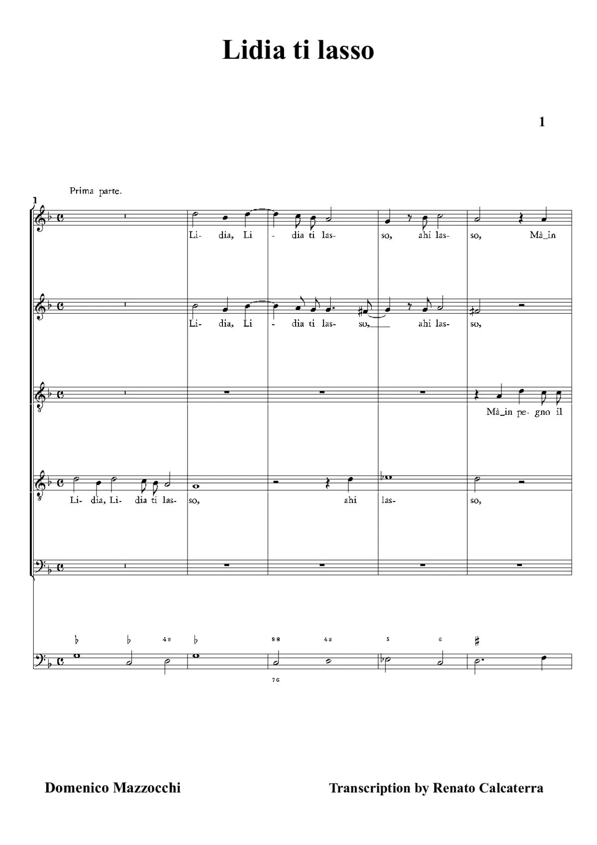 Lidia ti lasso - Page 1