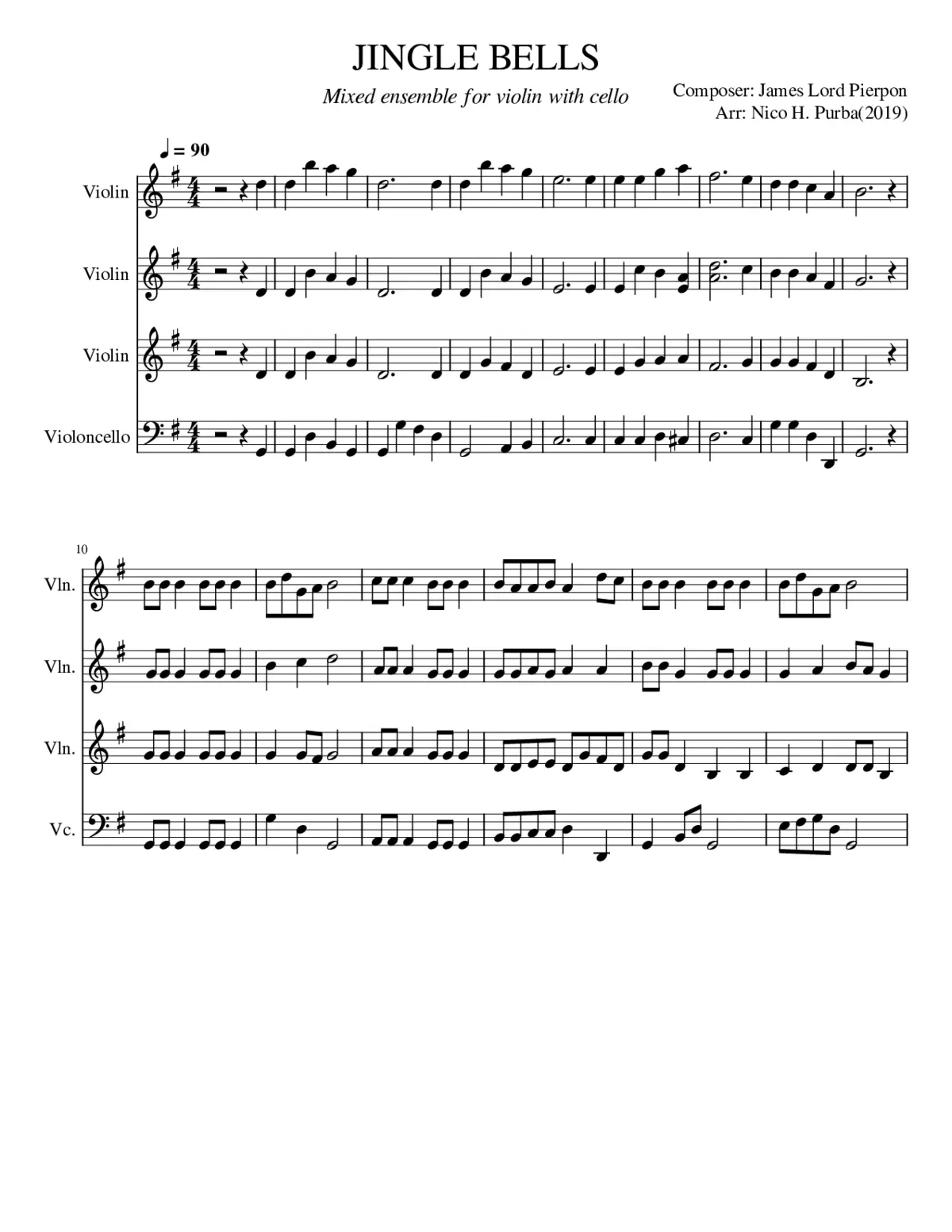 Jingle Bells - Page 1