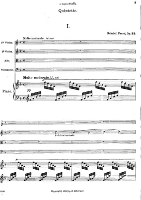 Piano Quintet No.1