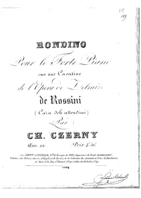 Rondino No.1 sur 'Cara deh attendimi'