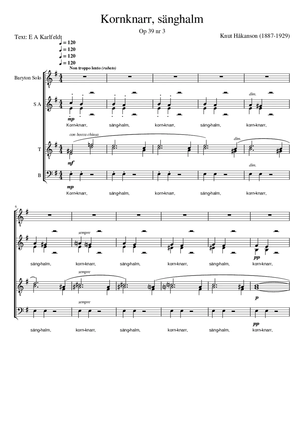 Kornknarr sänghalm - Page 1