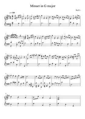 3 Minuets BWV 841-843