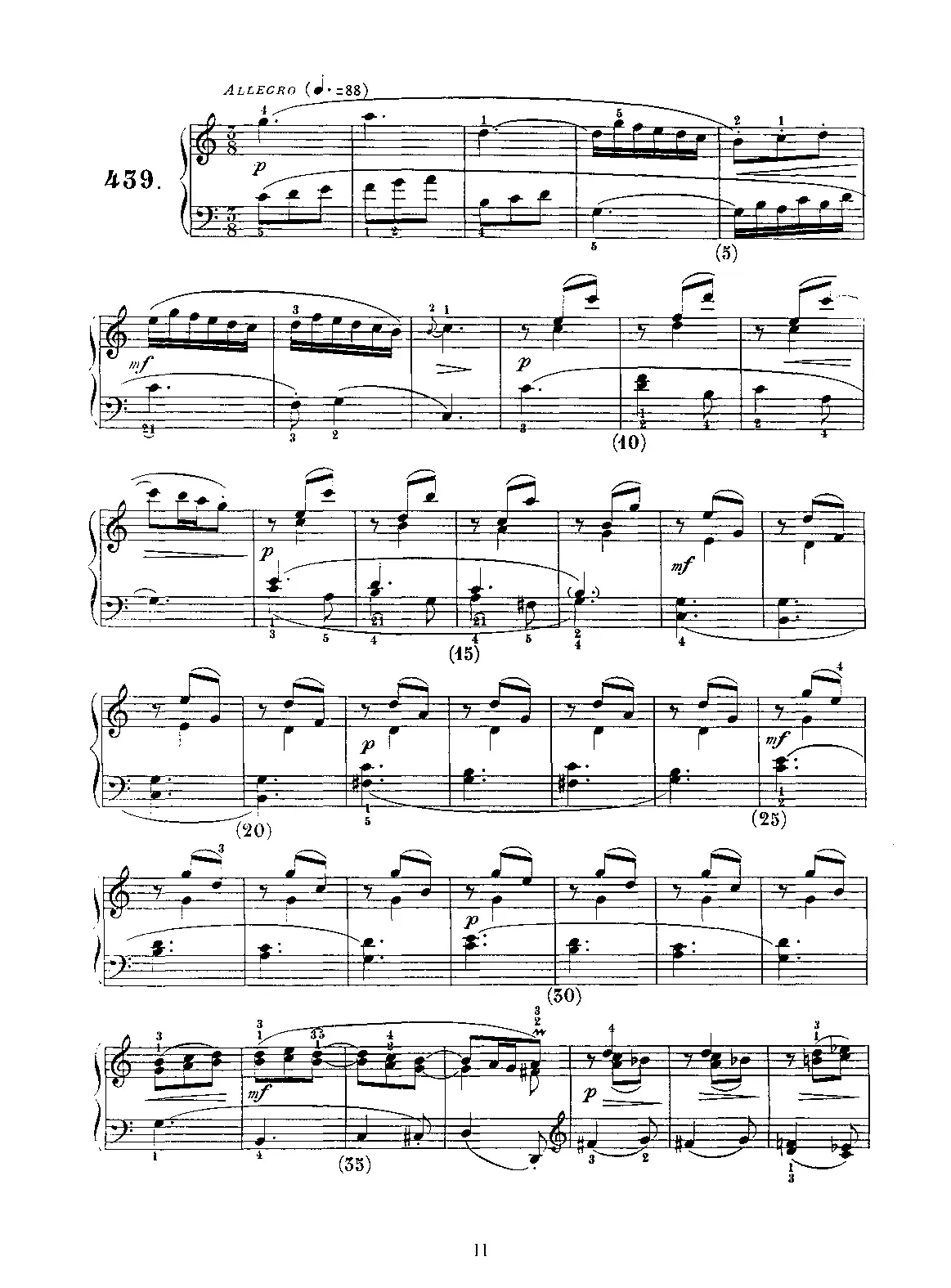 Keyboard Sonata in C major - Page 1