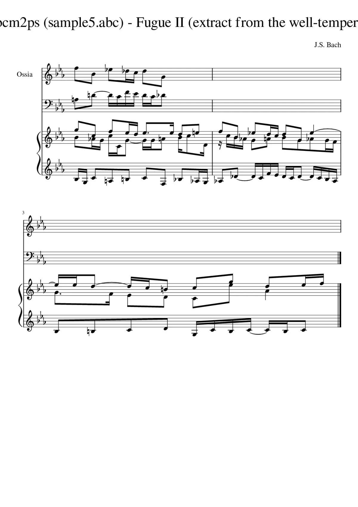 Sample tune - abcm2ps (sample3.abc) - Staff break multi-staves - Page 1
