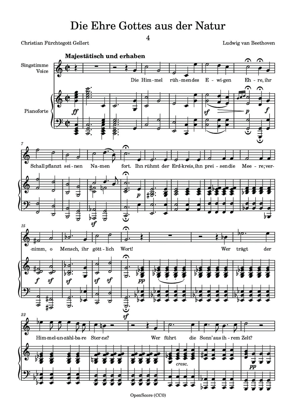 Die Ehre Gottes aus der Natur - Page 1