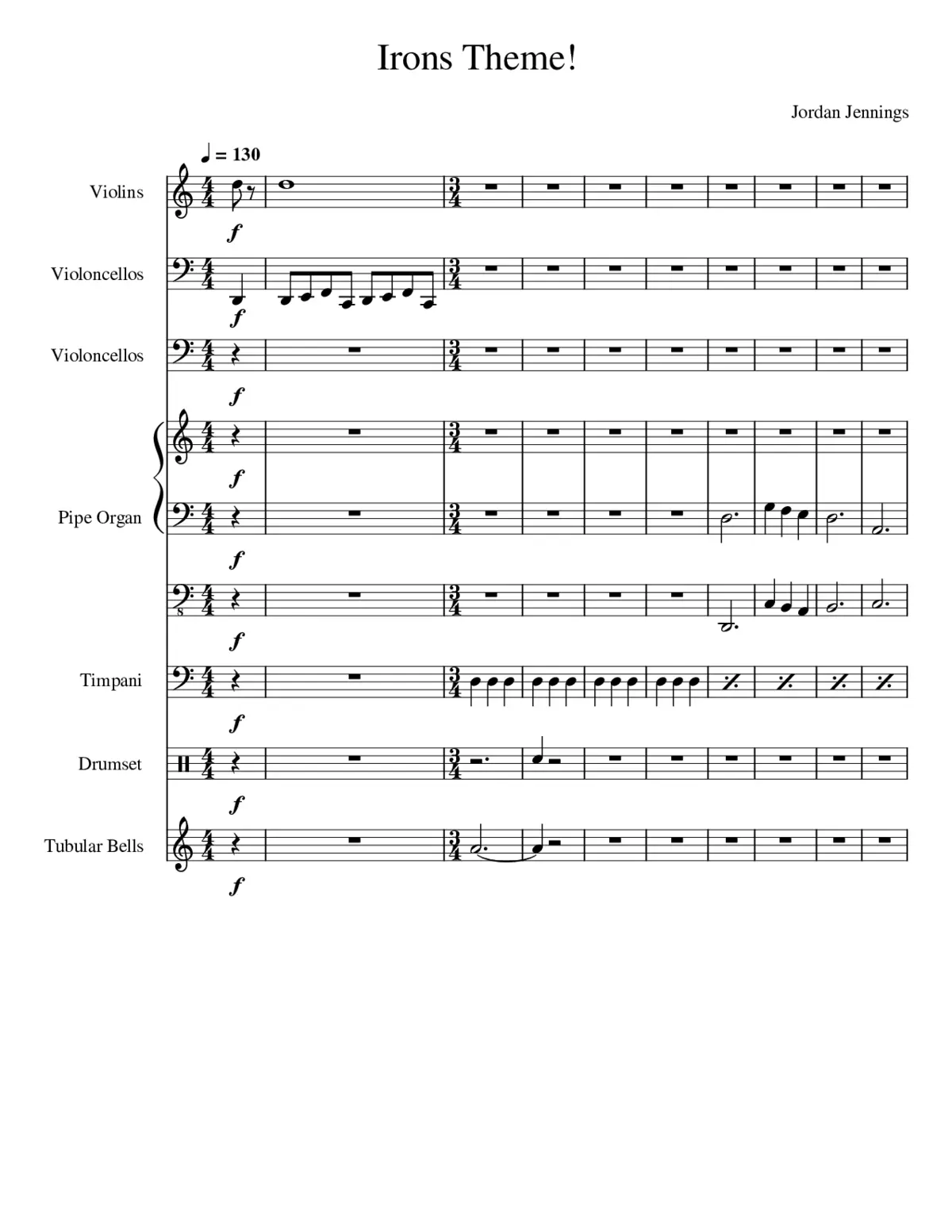 Iron's Theme! - Page 1