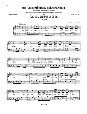 Die grossmütige Gelassenheit