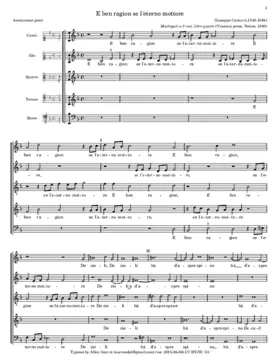 E ben ragion se l'eterno mottore