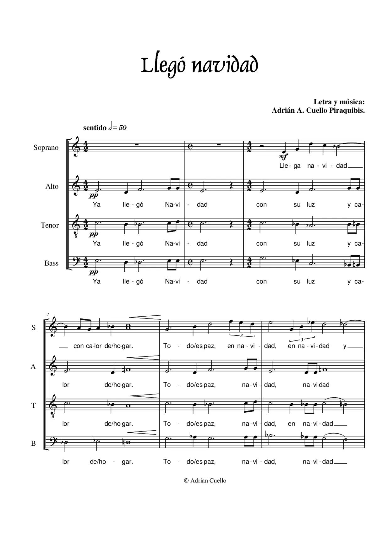 Llegó Navidad - Page 1