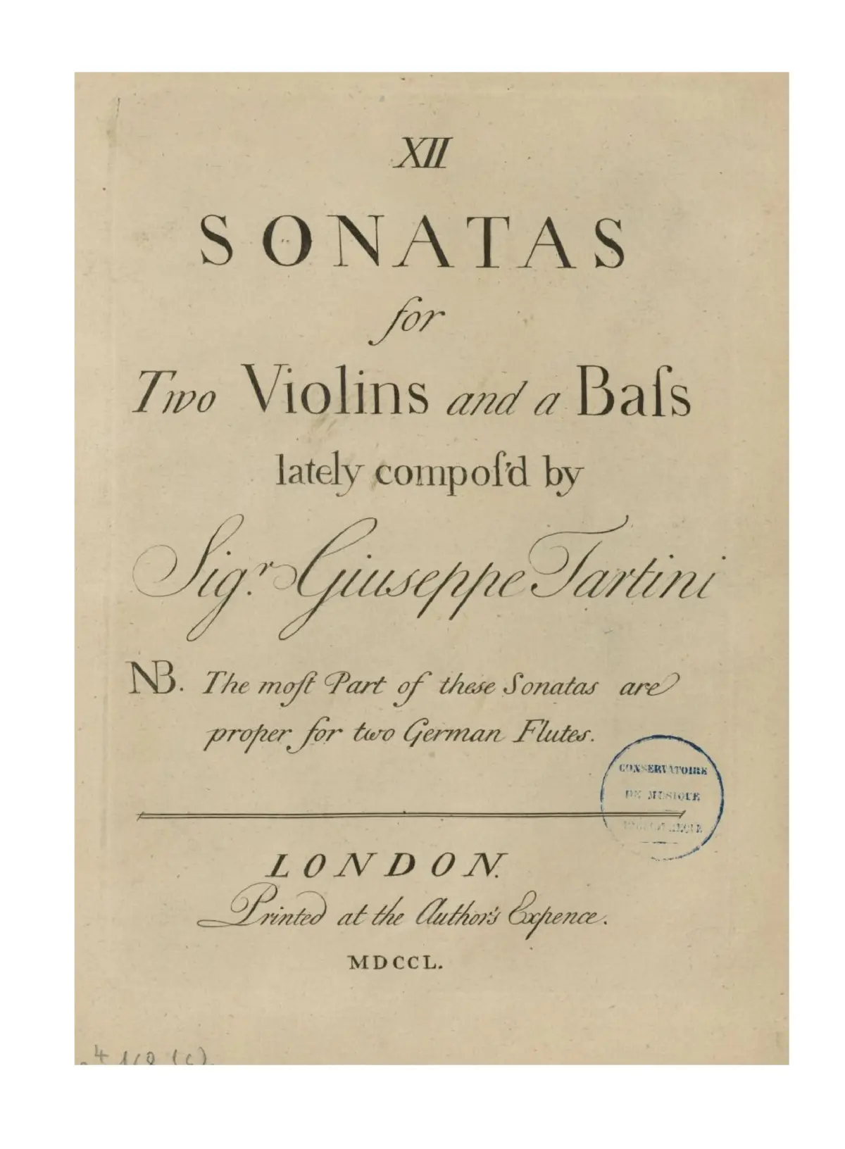 12 Trio Sonatas - Page 1