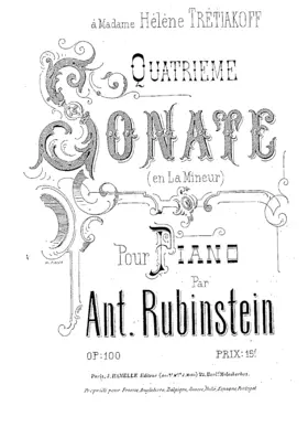 Piano Sonata No.4 in A minor