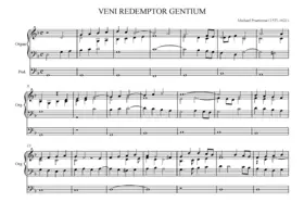 Veni Redemptor Gentium