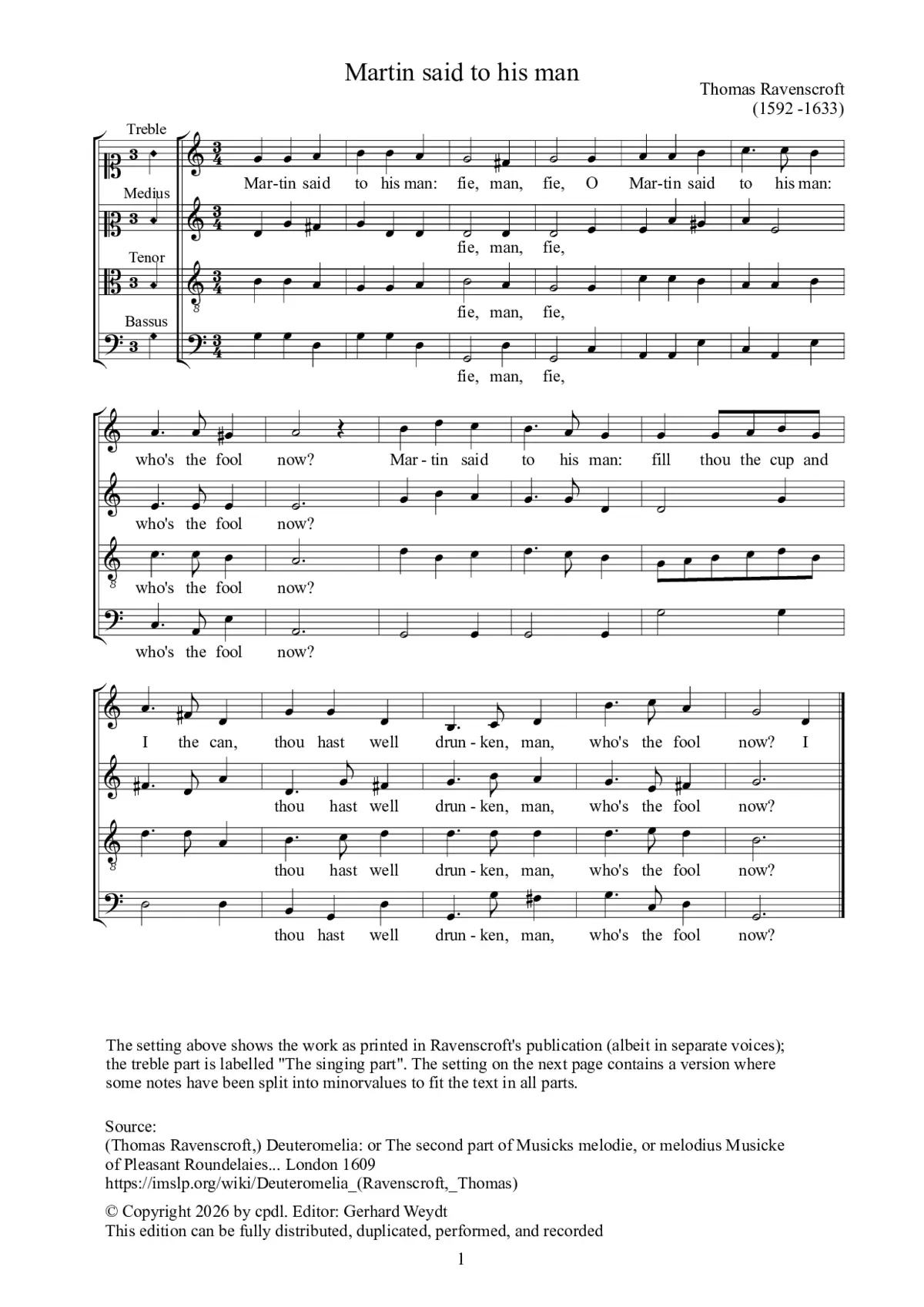 Martin said to his man - Page 1