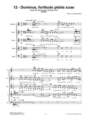 Dominus, fortitudo plebis suae