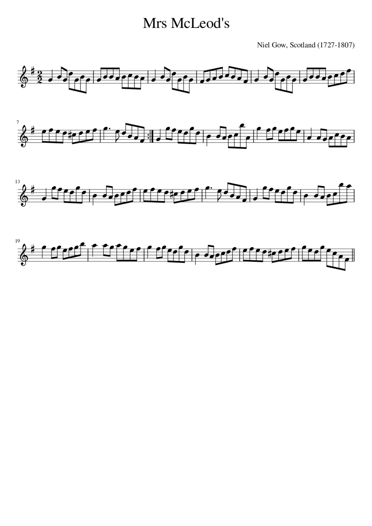 Mrs McLeod's - Page 1